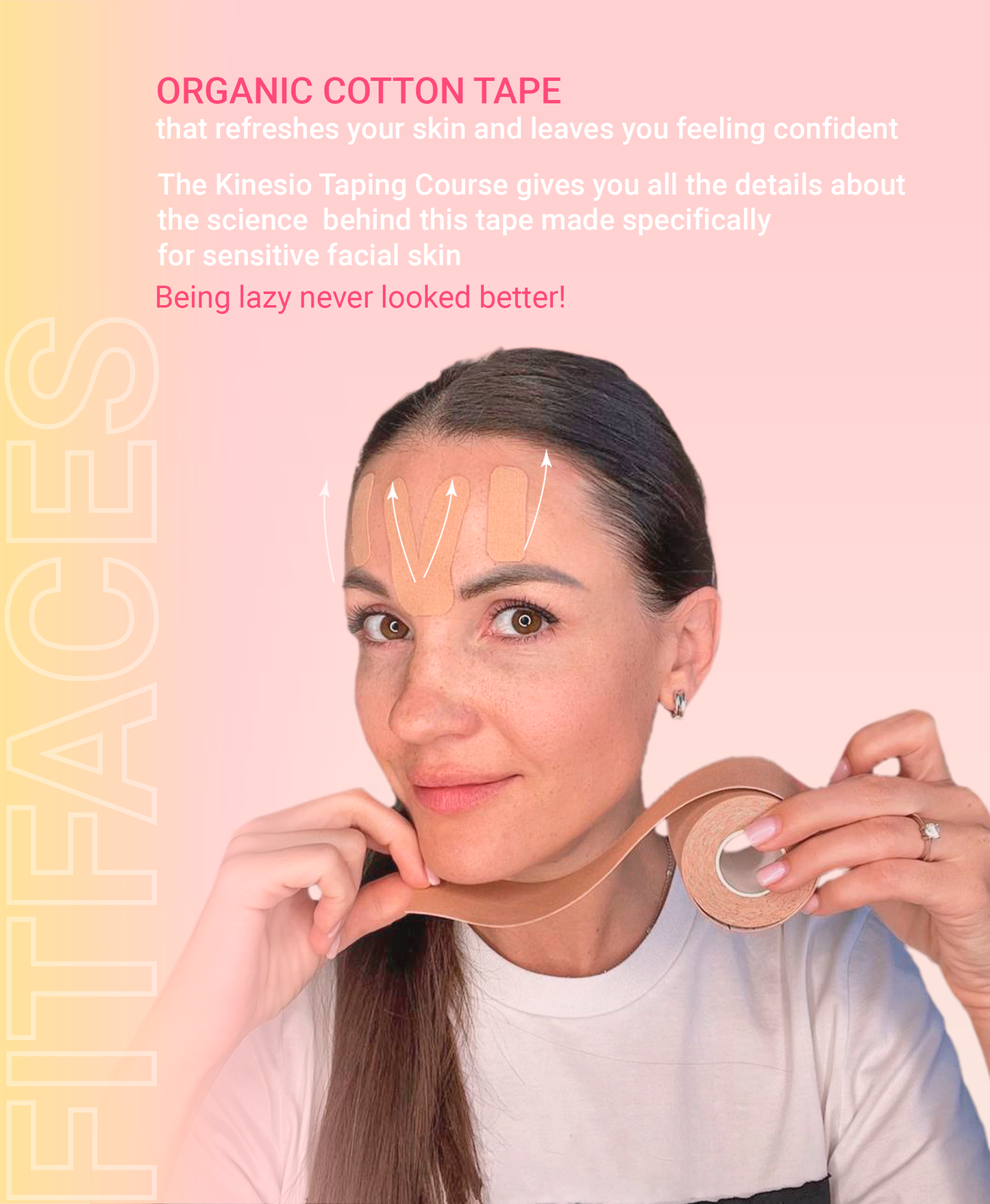 FIT-FACES FACIAL KINESIO TAPE COURSE + FACE TAPING BOOK – GOODDESS LTD